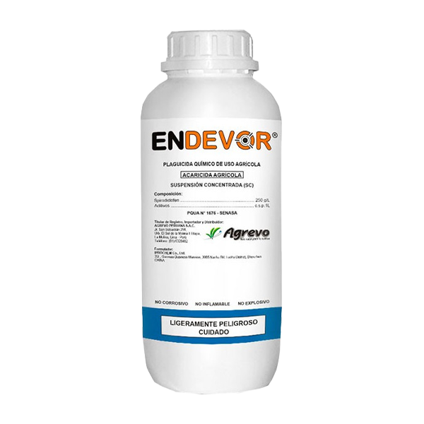 Acaricida Agrícola Endevor 250ml Agrevo