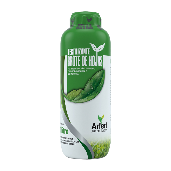 Fertilizante Organico Brote de Hojas 1L Arfert